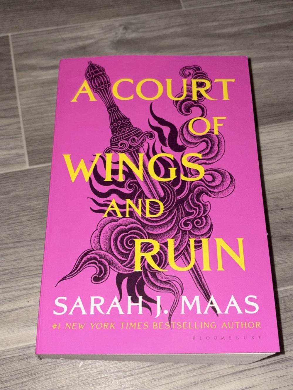 Court of Wings and Ruin paper back book by Sarah J Maas